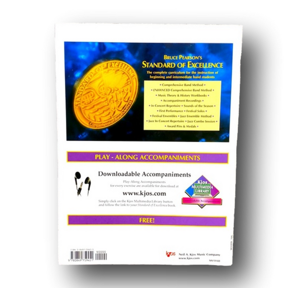 3/$12 Standard Of Excellence Book 1 - Drums & Mallet Percussion by Bruce Pearson - Picture 2 of 7